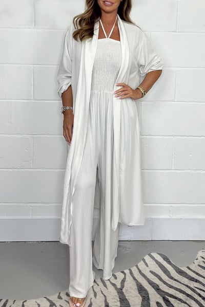 Look completo: Mono elegante + Kimono ligero GRATIS