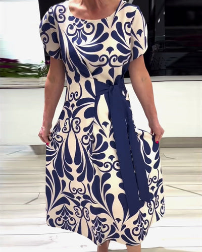 Vestido Praga con lazo ajustable
