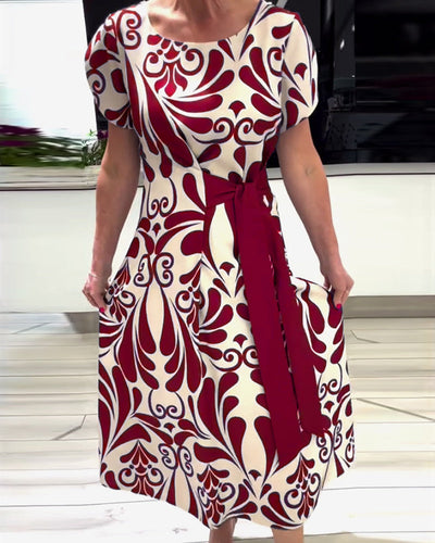 Vestido Praga con lazo ajustable