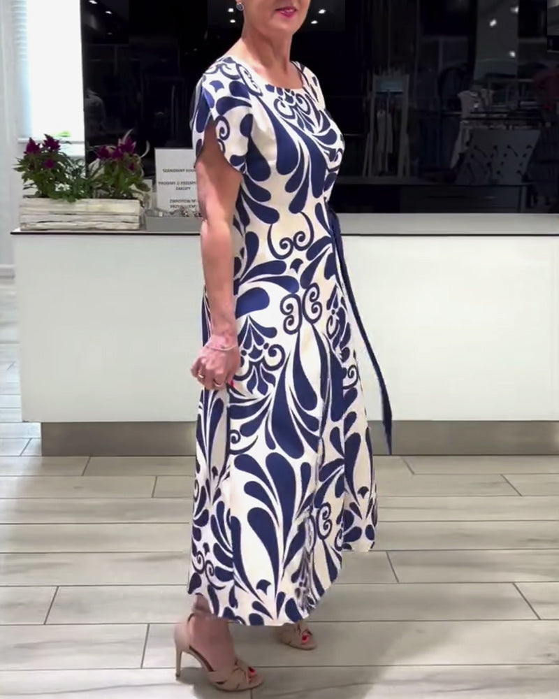 Vestido Praga con lazo ajustable