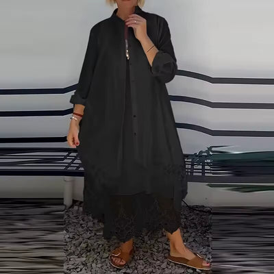 Vestido Aria + Cardigan de REGALO 🎁 | Conjunto Elegante de Encaje