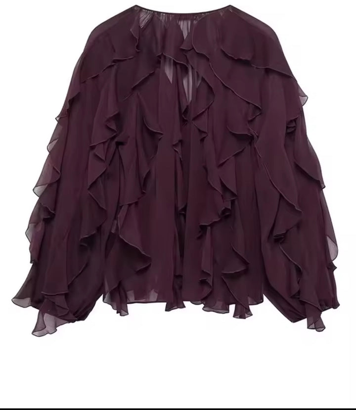 Blusa Boho de Volantes