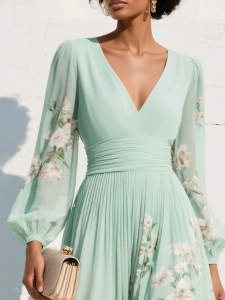 Liria™ - Vestido Midi Floral