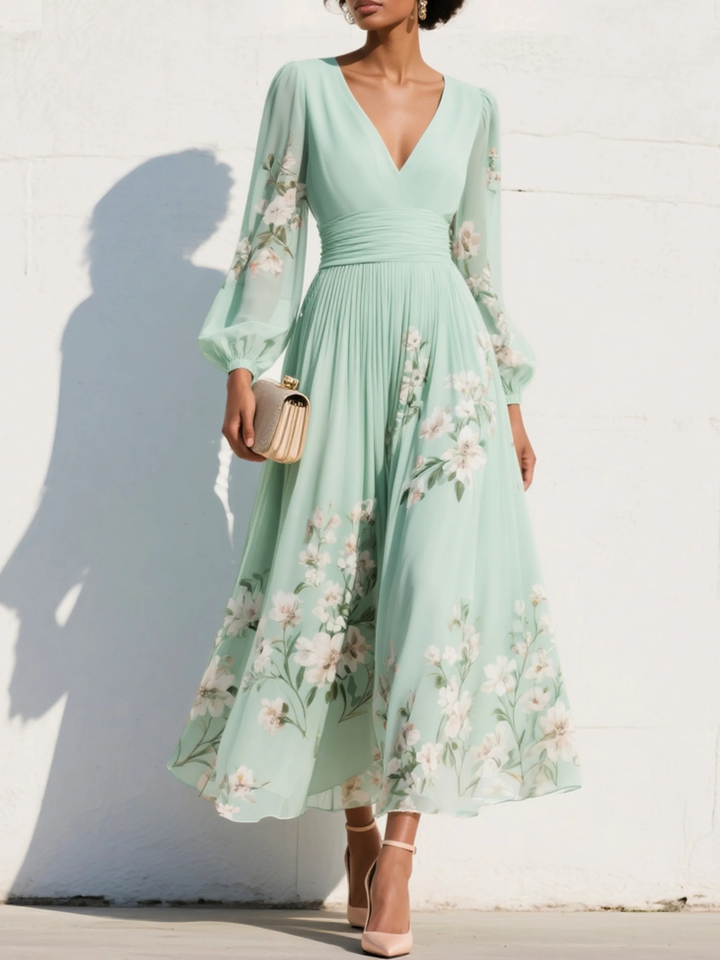 Liria™ - Vestido Midi Floral
