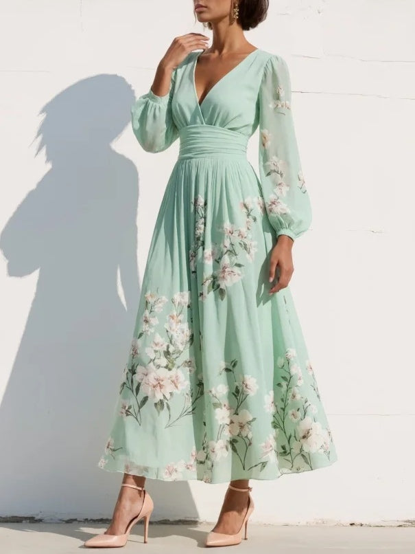 Liria™ - Vestido Midi Floral