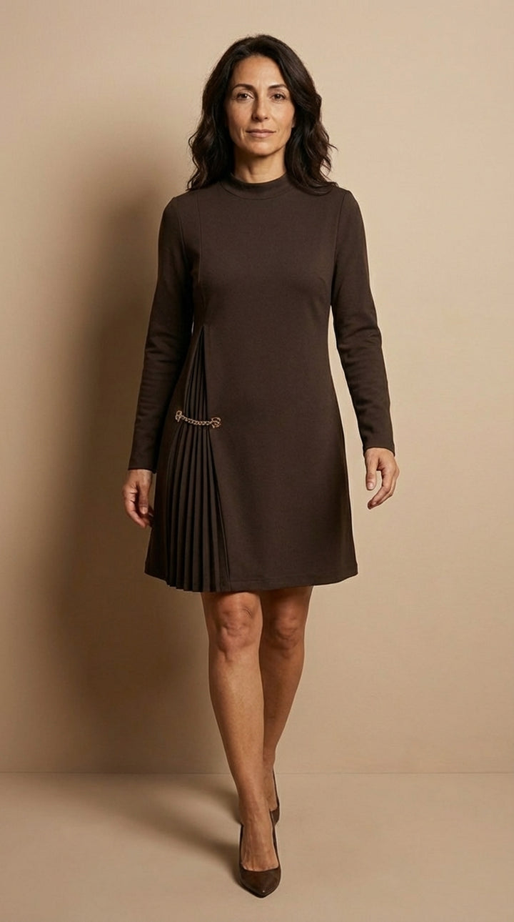 Vestido Lara™ | Elegancia Plisada que Estiliza