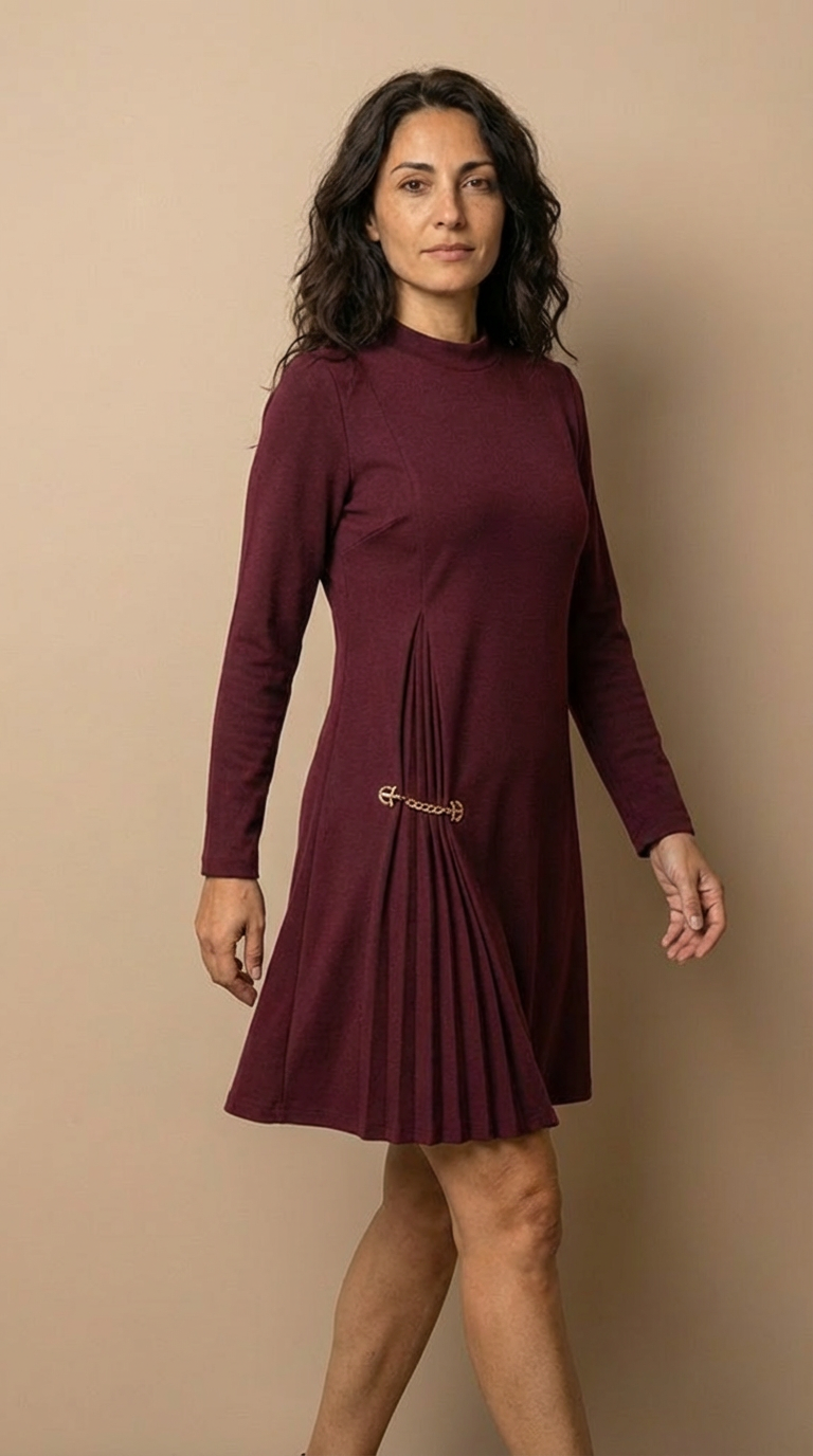 Vestido Lara™ | Elegancia Plisada que Estiliza