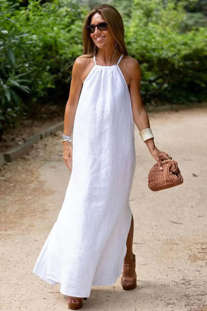 Vestido Córcega - Lino y algodón