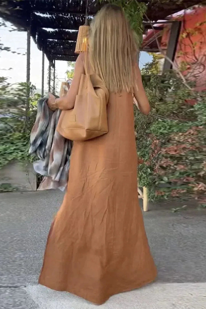 Vestido Córcega - Lino y algodón