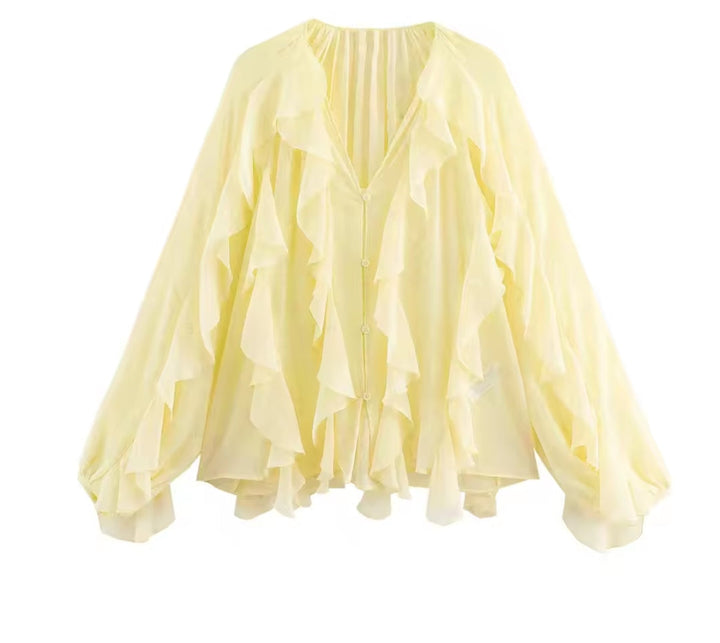 Blusa Boho de Volantes