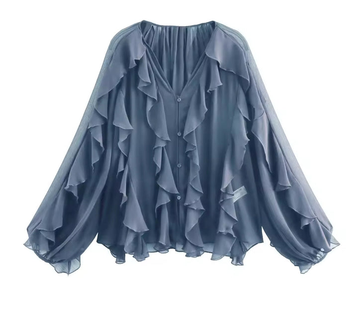 Blusa Boho de Volantes