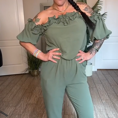 Conjunto Rosas 2 piezas